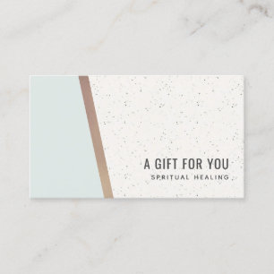 Aqua Sky Blue Rose Gold Ceramic Gift Certificate