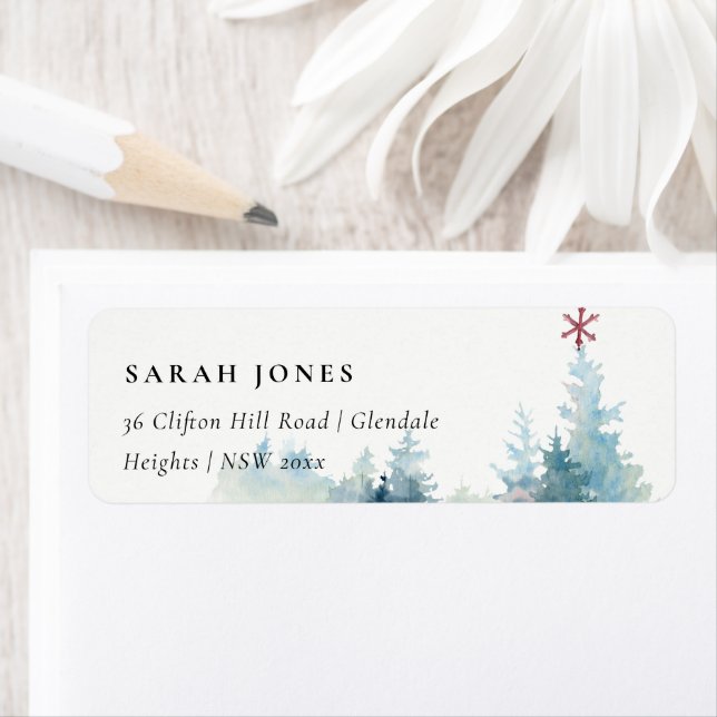AQUA SNOWST FOREST PINE TREE CHRISTMAS STAR ADRESS (En situation)