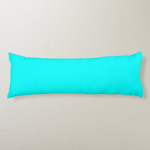 Aqua (solid color) body pillow