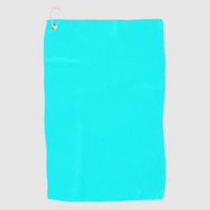 Aqua (solid colour) golf towel