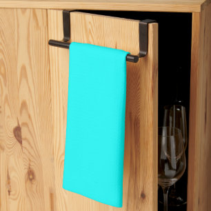 Aqua (solid colour) kitchen towel