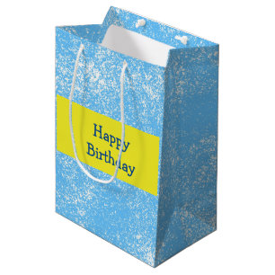 Aqua Sponge Medium Gift Bag