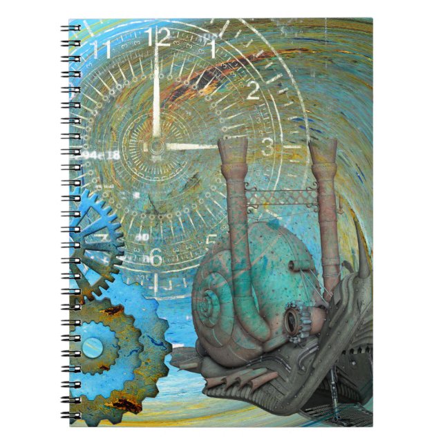 Aqua Steam Snail Traveller Notebook (Front)