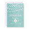 Aqua String Lights Wedding Invitation