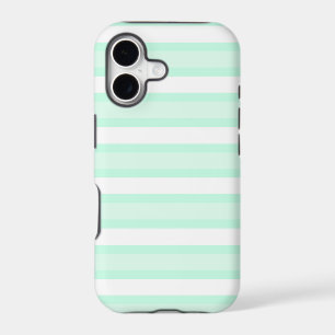 Aqua Stripe iPhone case