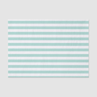 Aqua Stripes Tissue Paper