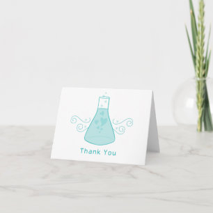 Aqua Sweet Chimie Carte de remerciements