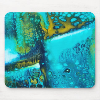 Aqua Swipe Mouse Pad