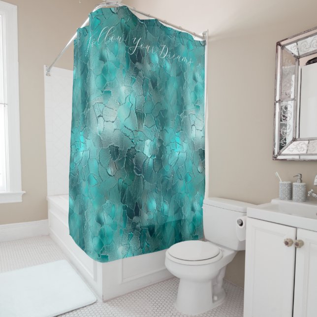 Aqua Teal Turquoise Glam Dreams (In Situ)