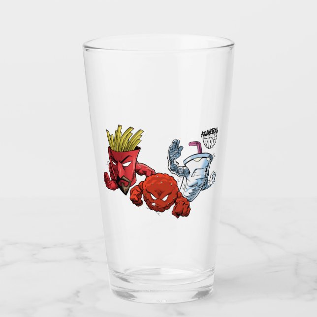 Aqua Teen Hunger Force Anime Graphic Glass (Front)
