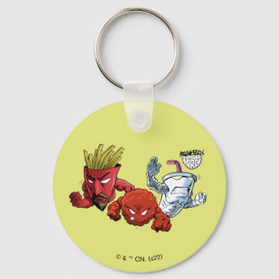 Aqua Teen Hunger Force Anime Graphic Keychain