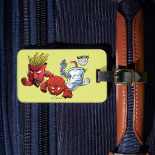 Aqua Teen Hunger Force Anime Graphic Luggage Tag