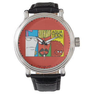 Aqua Teen Hunger Force Character Panel Graphic Watch