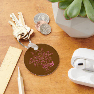 Aqua Teen Hunger Force Hieroglyphics Keychain