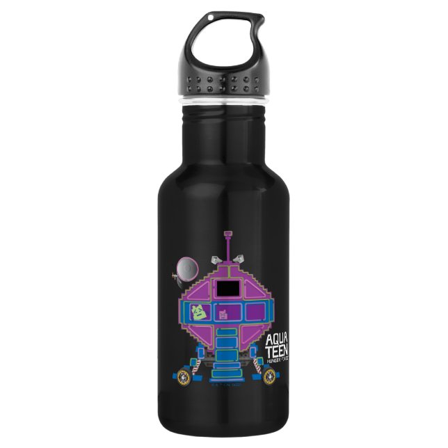 Aqua Teen Hunger Force Mooninites Car 532 Ml Water Bottle (Front)