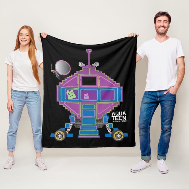 Aqua Teen Hunger Force Mooninites Car Fleece Blanket (In Situ)
