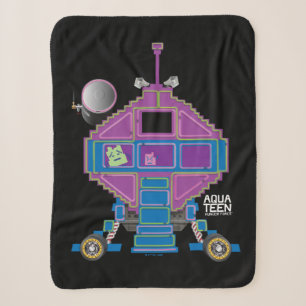 Aqua Teen Hunger Force Mooninites Car Sherpa Blanket