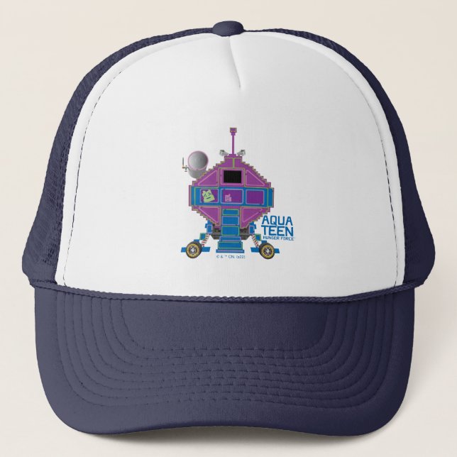 Aqua Teen Hunger Force Mooninites Car Trucker Hat (Front)