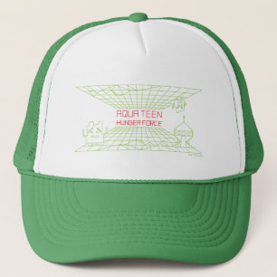 Aqua Teen Hunger Force Mooninites Game Logo Trucker Hat