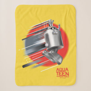 Aqua Teen Hunger Force Rabbot Sherpa Blanket