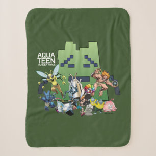Aqua Teen Hunger Force Villains Sherpa Blanket