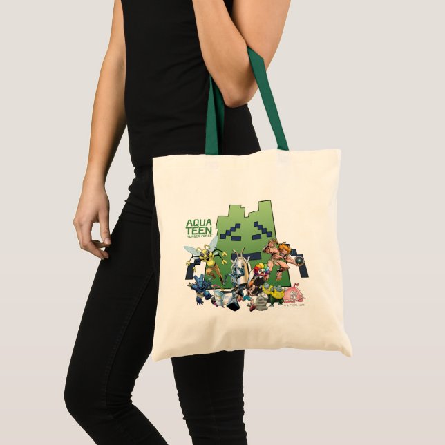 Aqua Teen Hunger Force Villains Tote Bag (Front (Product))