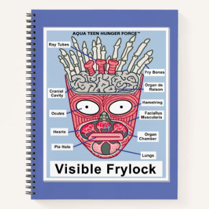 Aqua Teen Hunger Force Visible Frylock Poster Notebook