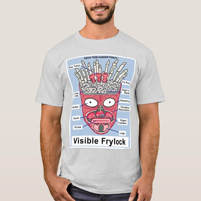 Aqua Teen Hunger Force Visible Frylock Poster T-Shirt (Front)
