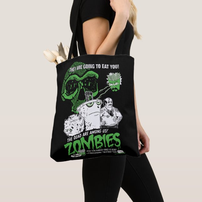 Aqua Teen Hunger Force Zombies Poster Tote Bag (Close Up)