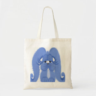 Aqua the bunny with sleepy eyes Tote Bag