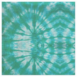 Aqua Tie-Dye Fabric