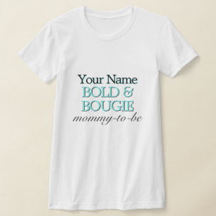Aqua Tiffany Theme Mommy Mother to Be Baby Shower T-Shirt