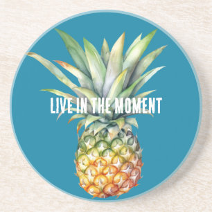 Aqua Tropical Pineapple Coaster