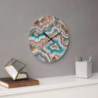 Aqua Turquoise Blush Pink Rose Gold Marble Pattern