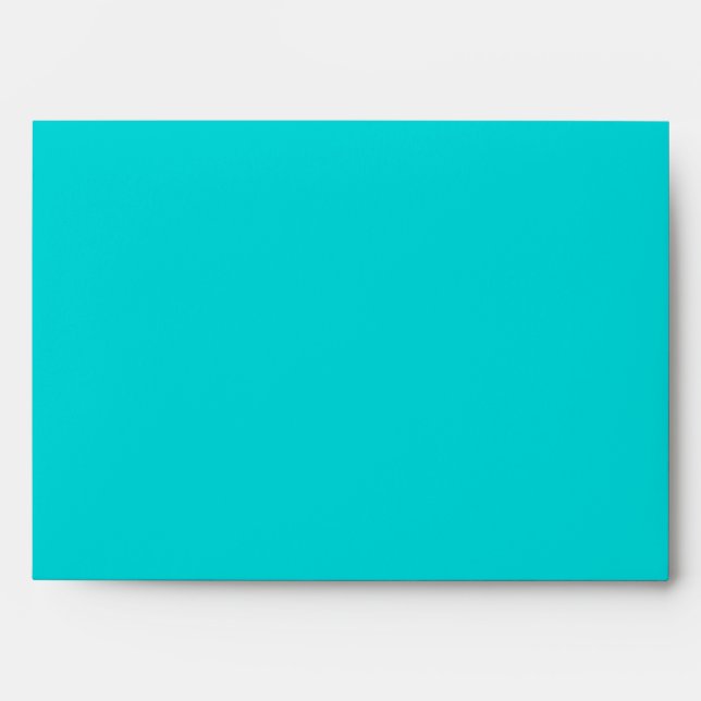Aqua Turquoise Envelope (Front)