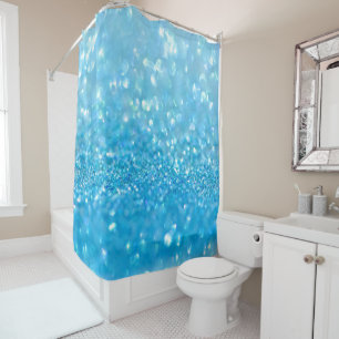 Aqua Water Baby Blue Glitter
