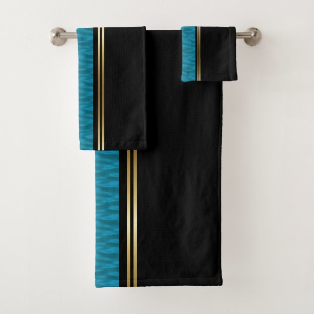 Aqua Water Bath Towel Set (Insitu)
