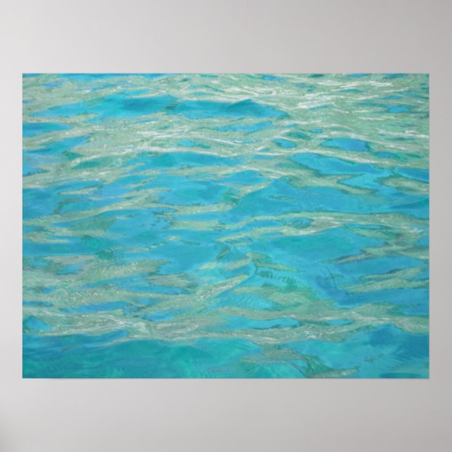 Aqua Water Poster (Front)