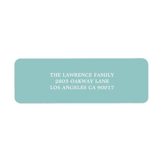 Aqua White Address (Front)