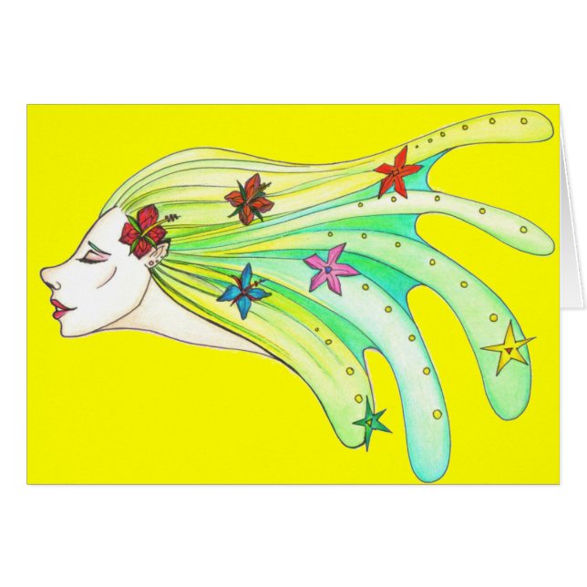 Aqua Woman Card (Front Horizontal)