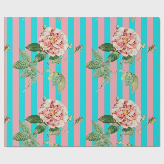 Aqua Wrapping Paper (Flat)
