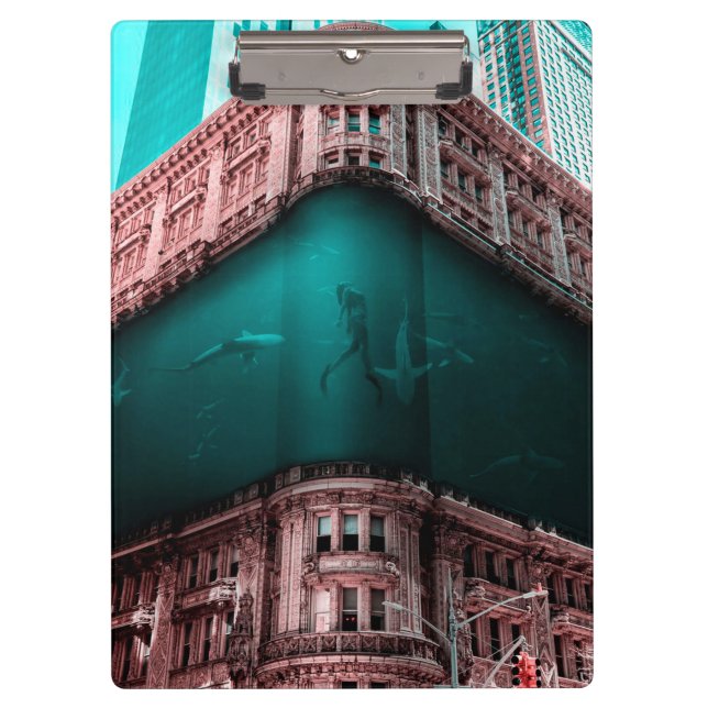 AquaBuilding |Colourful Aquarium Clipboard (Front)