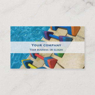 "Aquacise" double-face business card