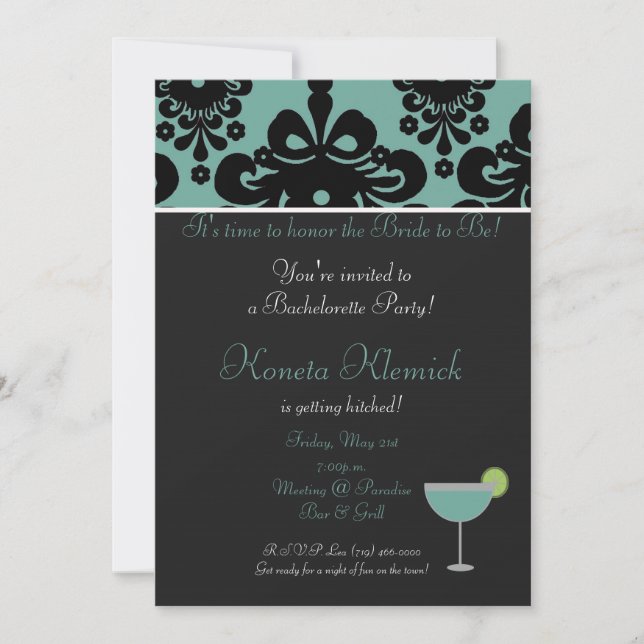 aquacopy, margarita, It's time to honour t... Invitation (Front)