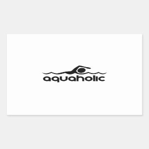Aquaholic Sticker