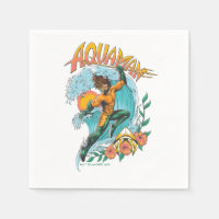 Aquaman and Trident Rising Surf Graphic