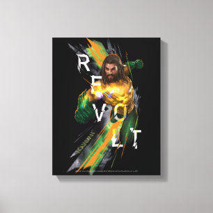 Aquaman Aquaman "Revolt" Refracted Graphic Canvas Print