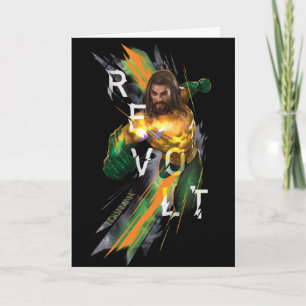 Aquaman   Aquaman "Revolt" Refrated Graphic Card