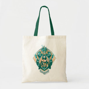 Aquaman Aquaman & Trenchers Graphic Tote Bag