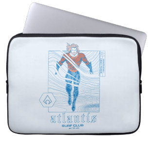 Aquaman - Atlantis Surf Club Laptop Sleeve